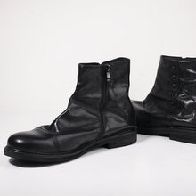 Men's slip-on zipper ankle martin boots