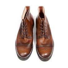 5 holes engraved ankle martin boots retro high-top casual short Leather boots