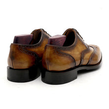Full Grain Calf Oxford Shoe Custom Handmade Goodyear Welted dress shoes