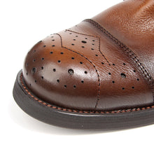 5 holes engraved ankle martin boots retro high-top casual short Leather boots