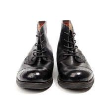 5 holes engraved ankle martin boots retro high-top casual short Leather boots