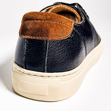 cowhide retro handmade low-top casual sneakers