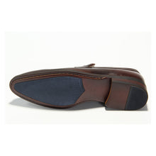 genuine leather penny loafers British retro colored handmade loafers