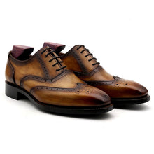 Full Grain Calf Oxford Shoe Custom Handmade Goodyear Welted dress shoes