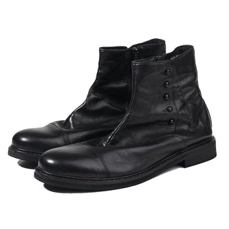 Men's slip-on zipper ankle martin boots